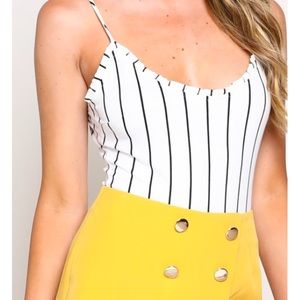 Striped Bodysuit